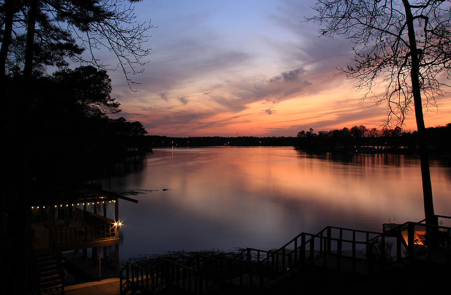 Fin Point Lake Jordan, AL Photograph by Leslie Kirk - Pixels