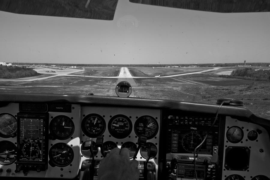 Airport Photograph - Final Approach Charleston South Carolina by Dustin K Ryan