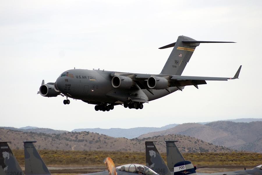 C-17 Photograph - Final Approach by Michael Courtney