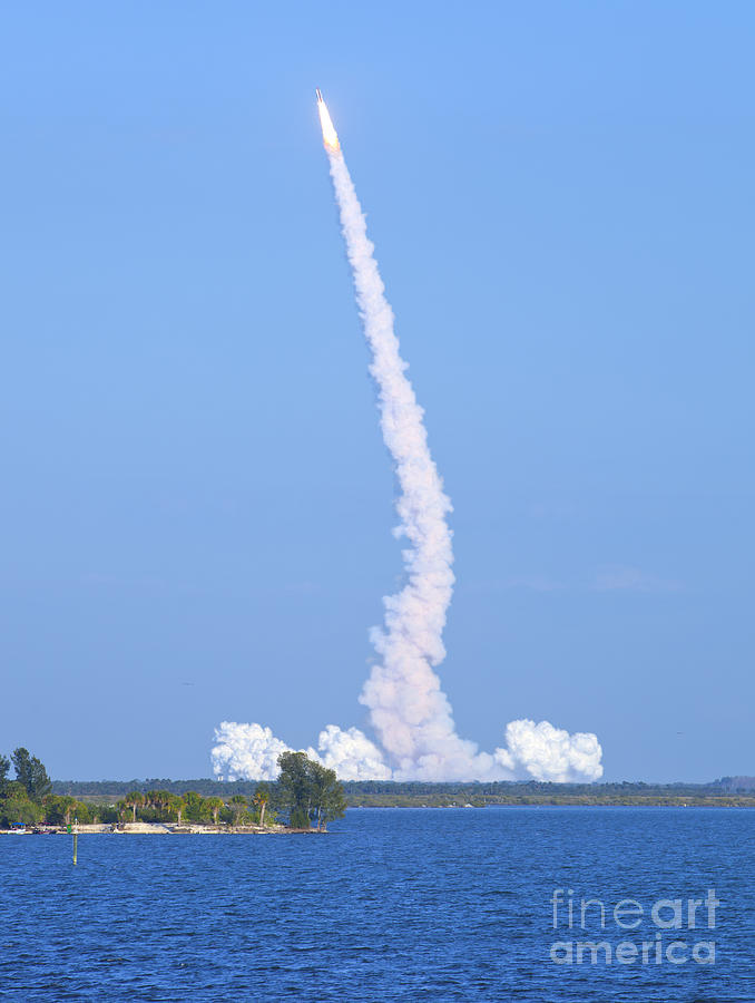 Final launch of the space shuttle Discovery Photograph by Anthony Totah