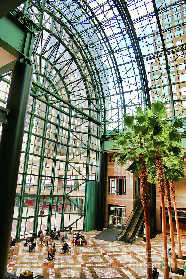 Atrium Winter Garden Financial Center Brookfield Place NYC  Photograph by Chuck Kuhn