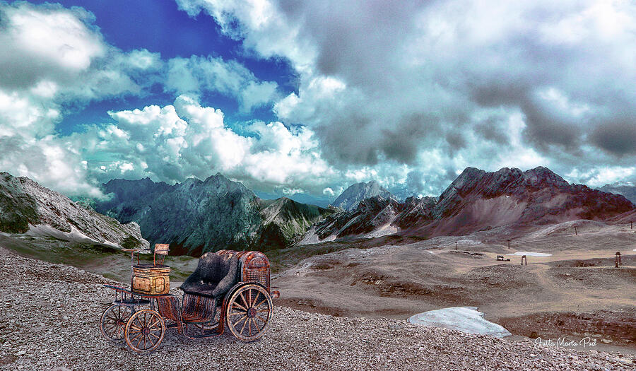Find in the Mountains Digital Art by Jutta Maria Pusl