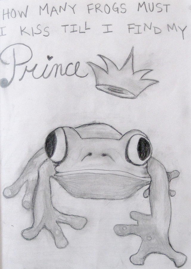 Find my prince Drawing by Rebecca Wood
