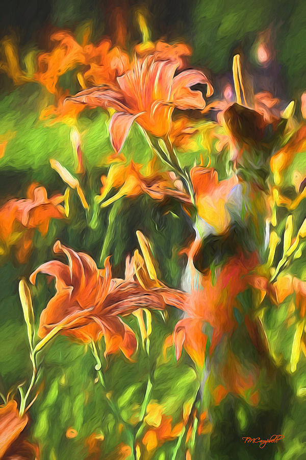 Lily Painting - Find Sulleys Dream by Theresa Campbell