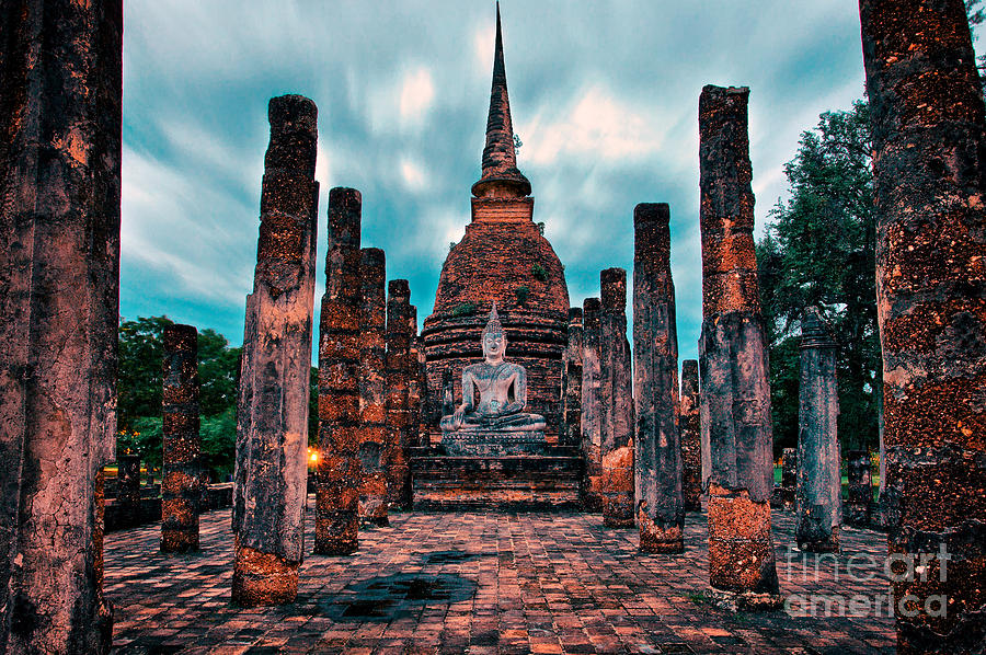 Finding Happiness in Sukhothai, Thailand Photograph by Sam Antonio