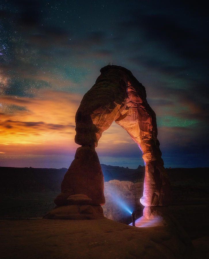 Arches Photograph - Finding Heaven by Darren White