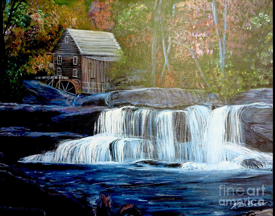 Finding the Living Waters Original Painting by Kimberlee Baxter