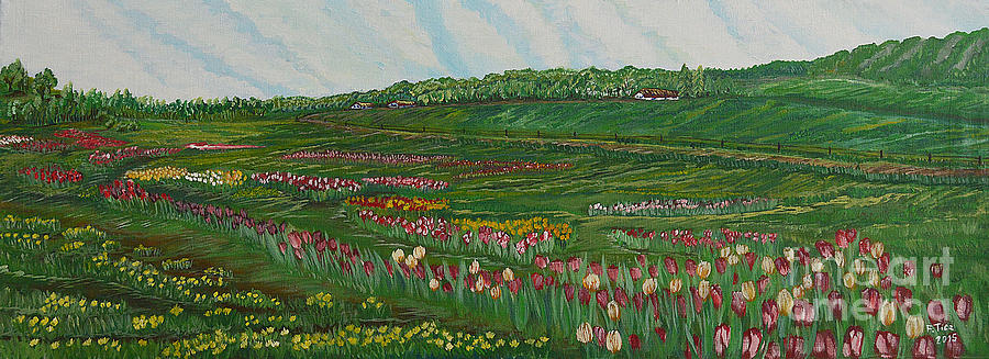 Spring in Emmental Painting by Felicia Tica