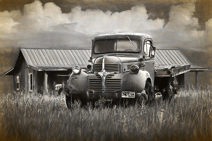Fine Art Image of Vintage Dodge Truck Photograph by Randall Nyhof
