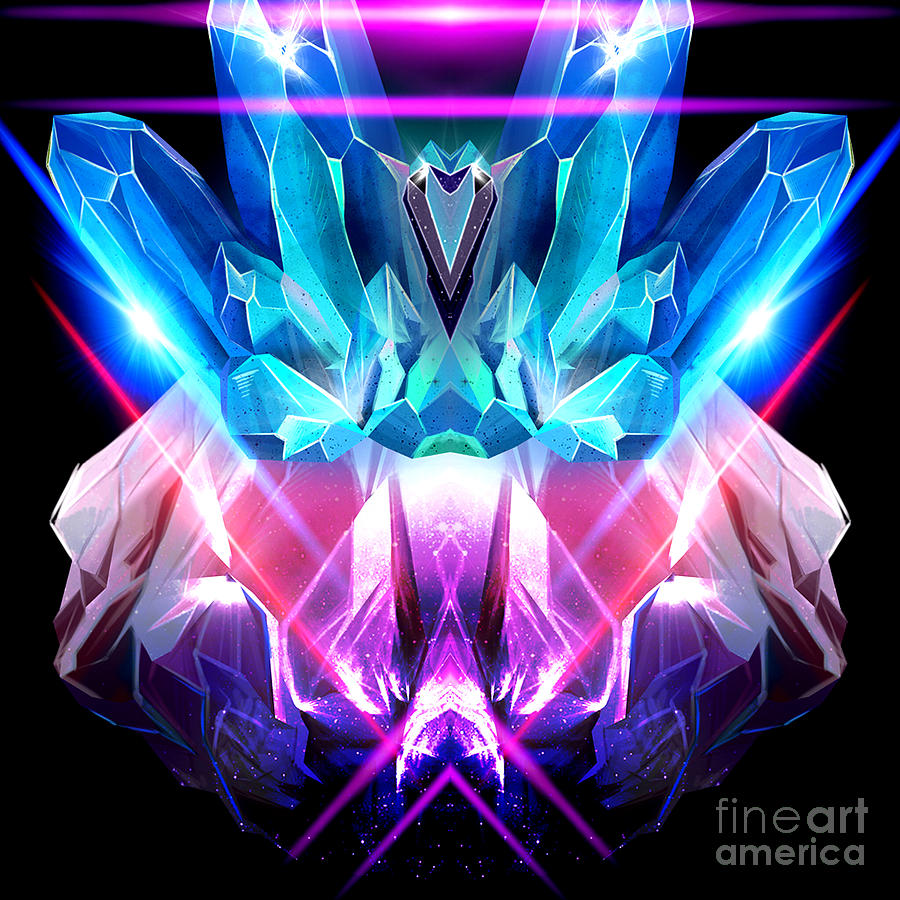 Fine Crystals  Digital Art by Gayle Price Thomas