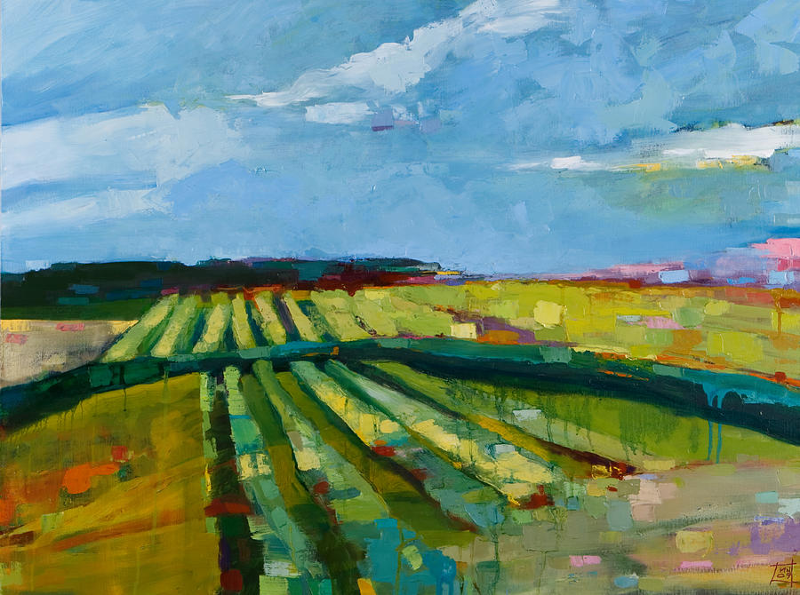 Nature Painting - Fine Fields by Michele Norris