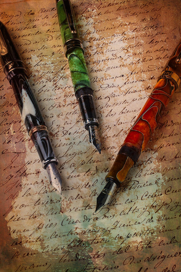 Fine Fountain Pens Photograph by Garry Gay