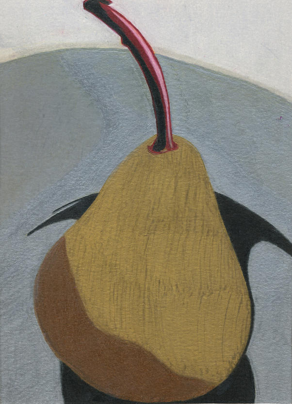 Fruit Drawing - Fine Fruit Pear by Lisa Smith
