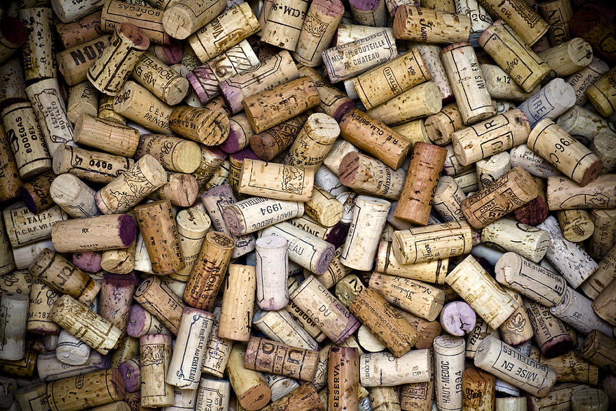 Fine Wine Corks Photograph by Frank Tschakert