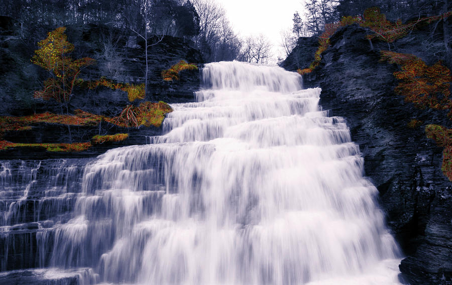 Finger Lakes Waterfall Photograph by Janice Mezzacappa Fine Art America