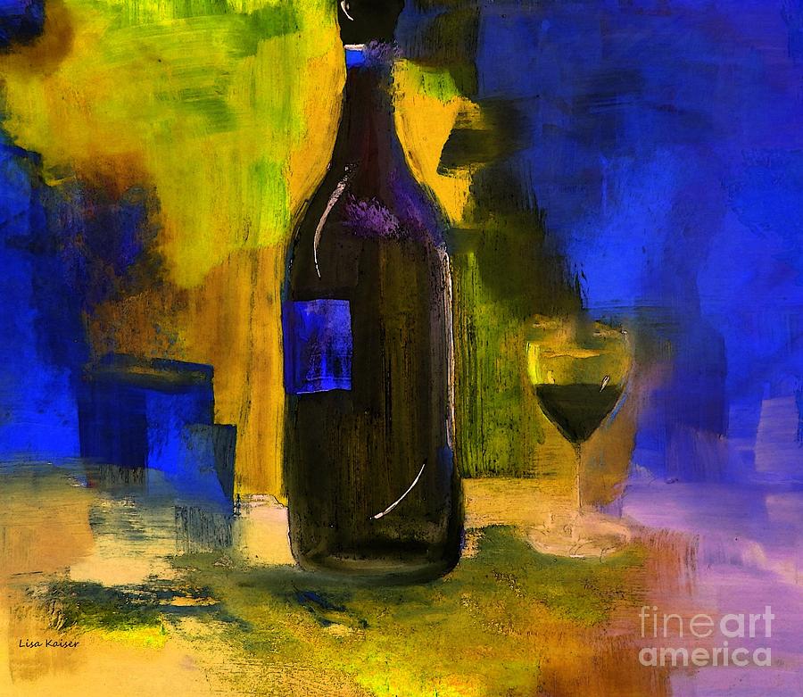 One last glass before Bed Painting by Lisa Kaiser