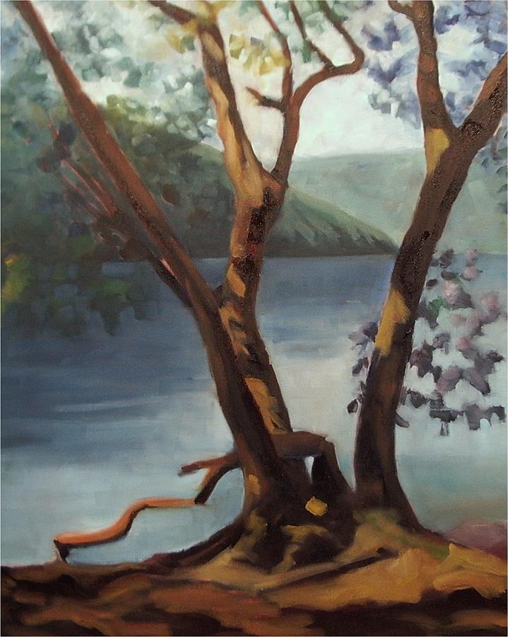 Tree Painting - Finlayson Framed by Jean Ives