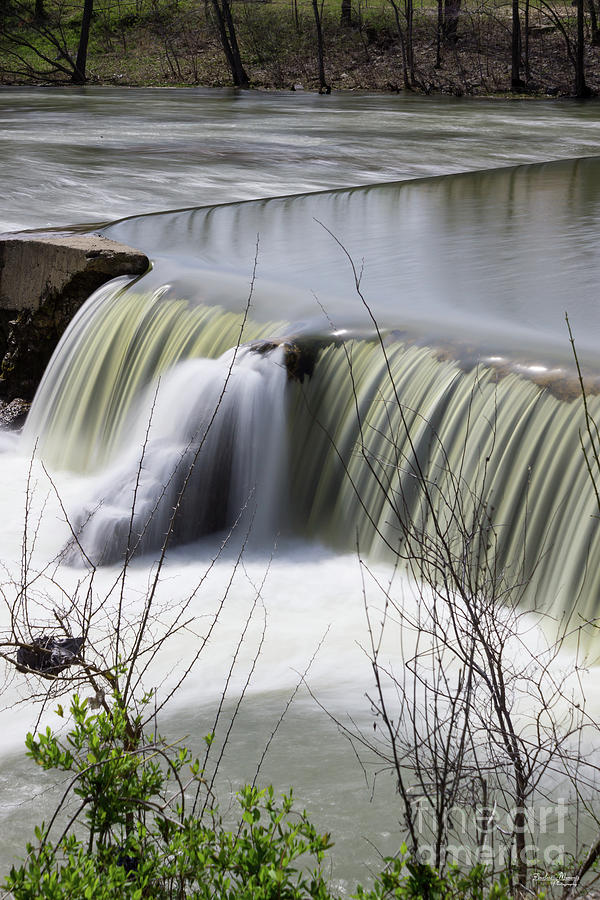 Finley Dam Waterfall Photograph by Jennifer White