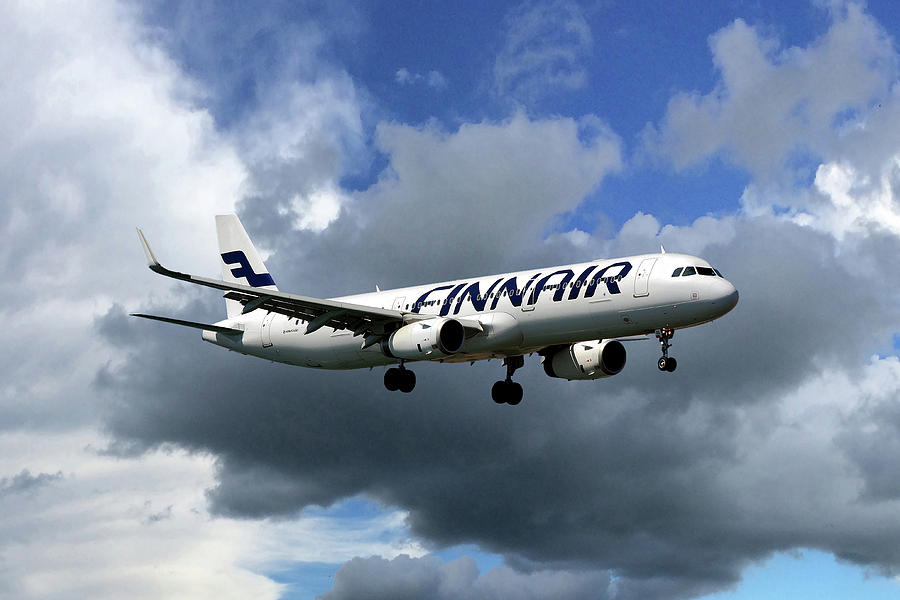 Finnair Photograph - Finnair Airbus A321-231 by Smart Aviation Finnair Photograph - Finnair Airbus A321-231 by Smart Aviation
