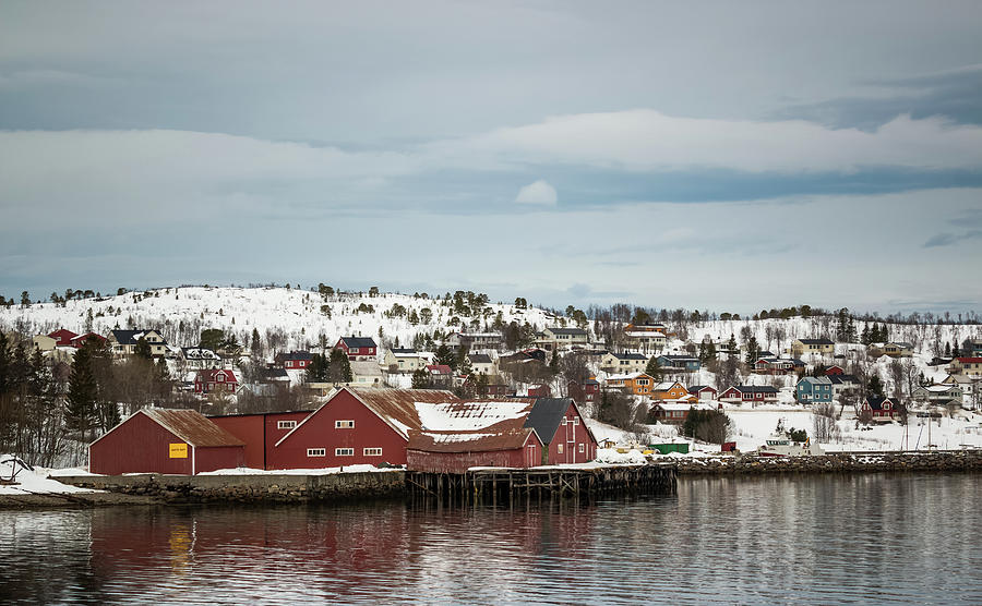 Finnsnes Docks Norway Photograph by Adam Rainoff