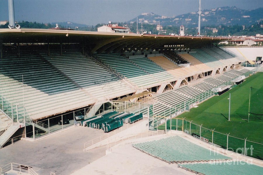 Fiorentina - Stadio Comunale Artemio Franchi - West Stand - October 2004 Photograph by Legendary Football Grounds