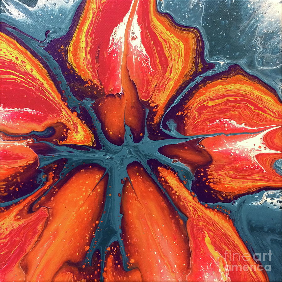 Abstract Painting - Fiori in Aria by Lon Chaffin