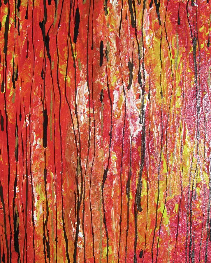 Fire - 1 Painting by Jacqueline Athmann