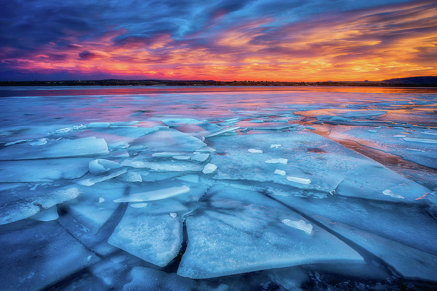 Winter Photograph - Fire and Ice 2 by Darren White