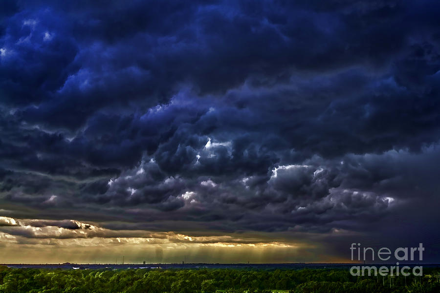 Landscape Photograph - Fire and Rain by Gary Holmes