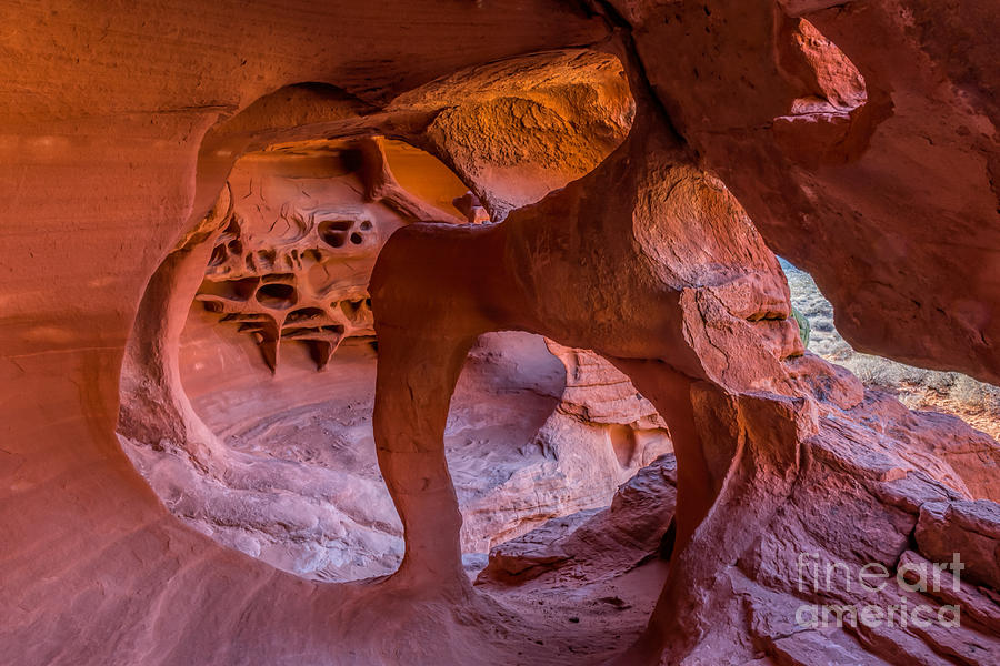 Fire Cave in the Valley of Fire Photograph by Randy Jacobs - Fine Art ...