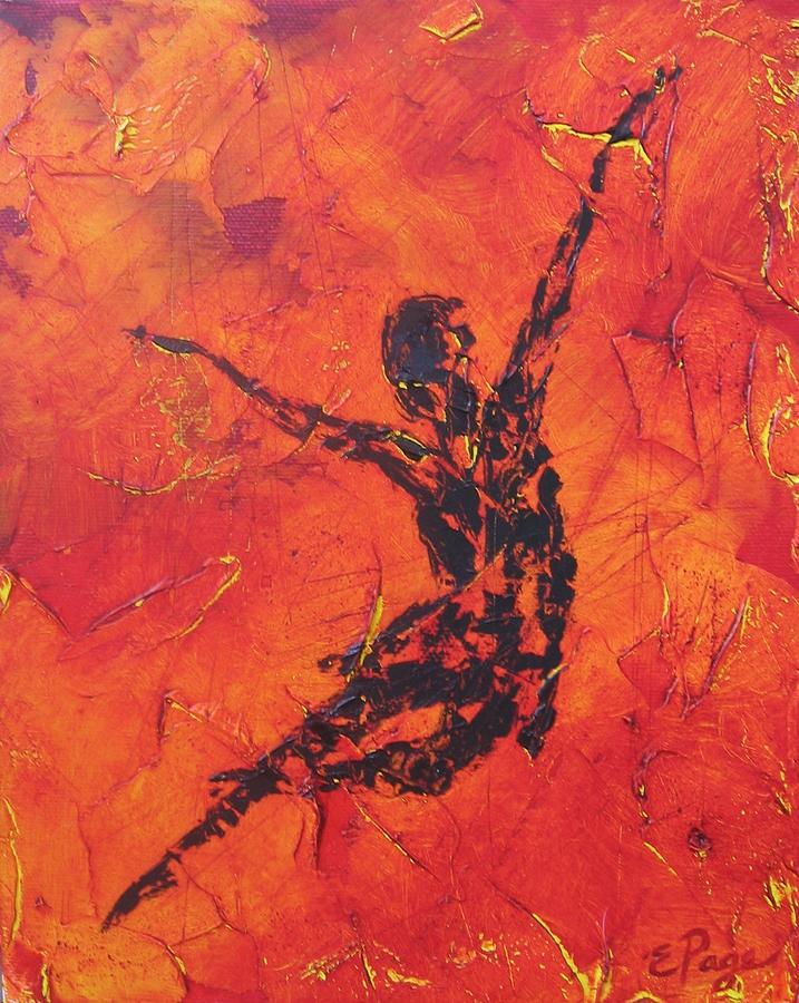 Fire Dancer Painting by Emily Page