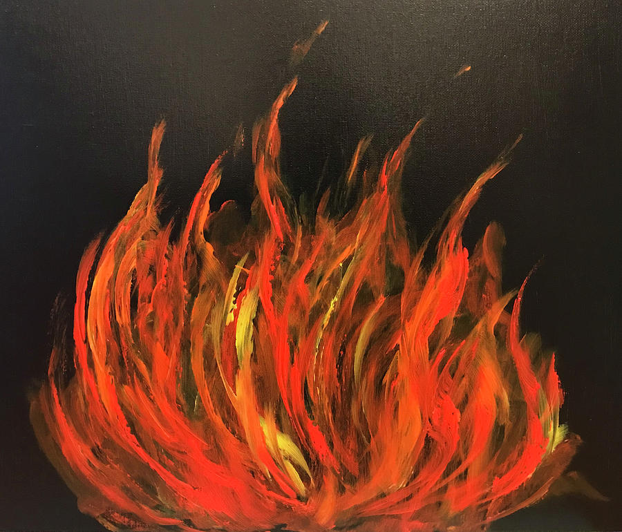 Fire Painting by Dorothy Maier