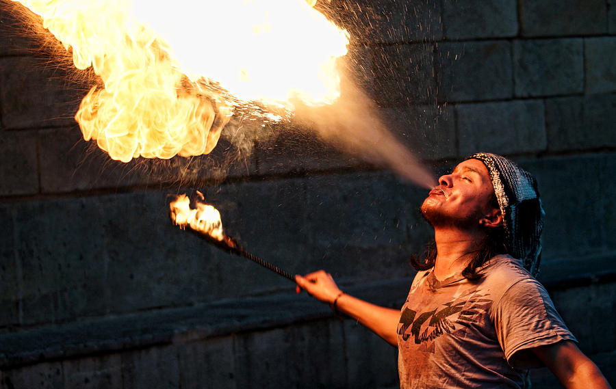 Fire Eater Photograph by Cameron Wood