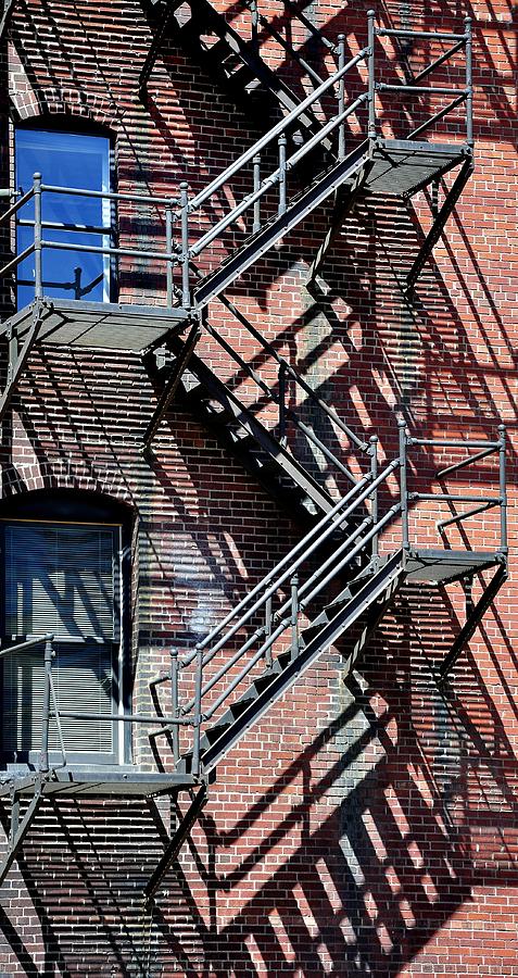 Fire Escape 5367 Photograph by Jerry Sodorff