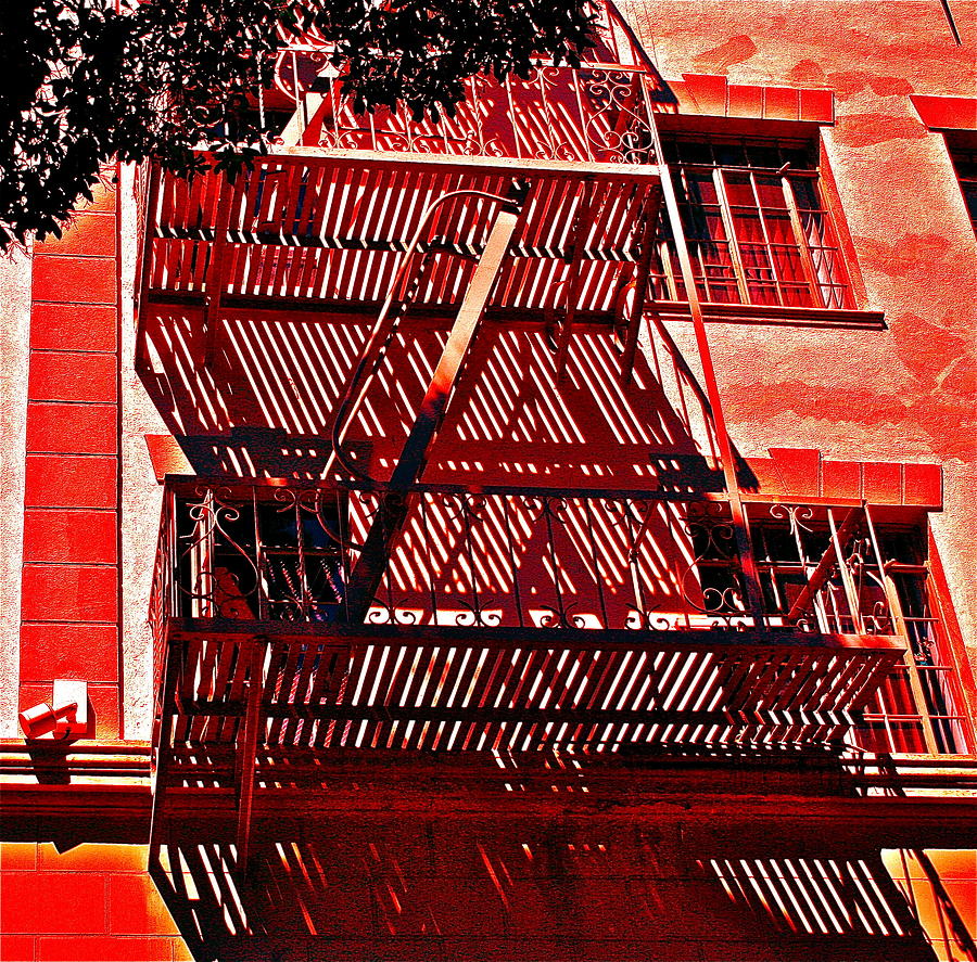 Fire Escape Photograph by Gwyn Newcombe