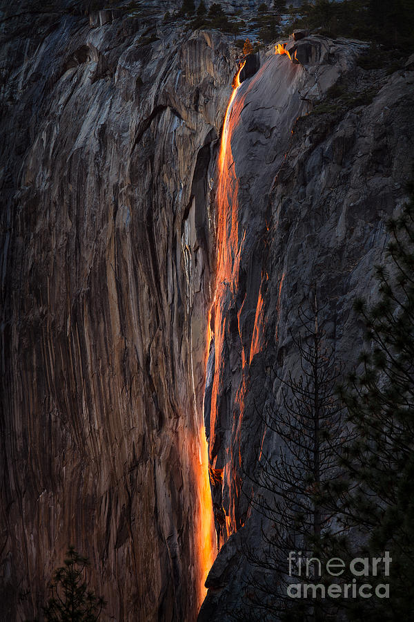 Fire Fall Photograph by Anthony Michael Bonafede