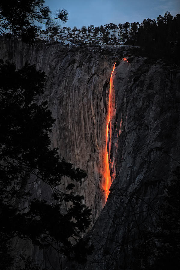 Fire Fall Photograph by Edgars Erglis