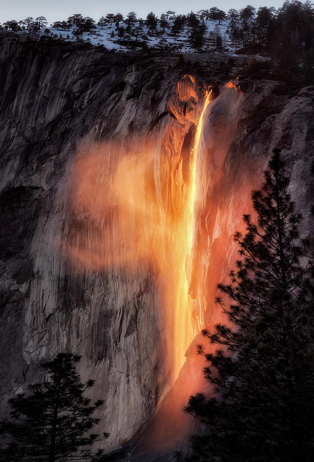 Fire Falls Photograph by Nicki Frates