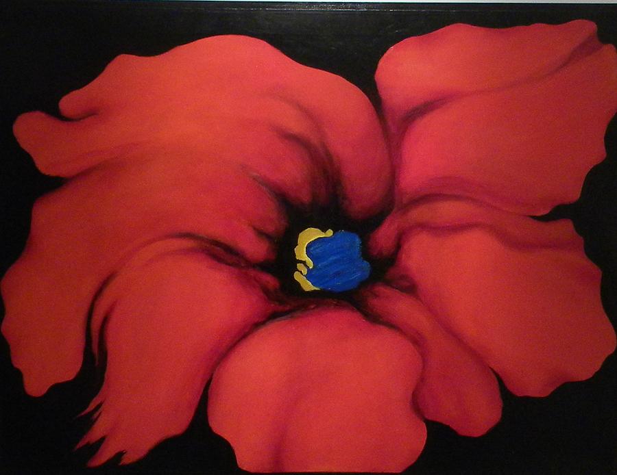 Fire Flower Painting by Jordana Sands