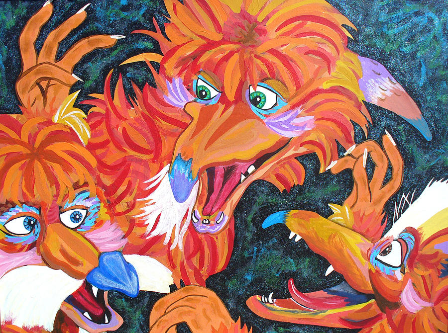 Fire Gang Painting by Sarah Crumpler