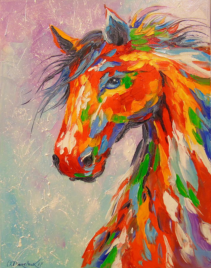 Fire horse Painting by Olha Darchuk | Fine Art America