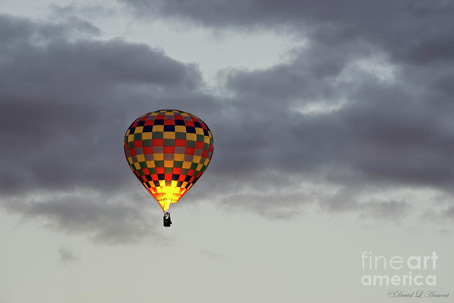 Fire in the Balloon Photograph by David Arment