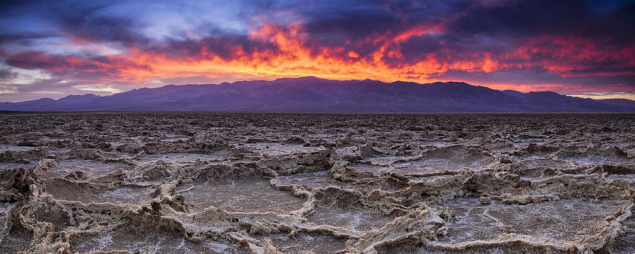 Sunset Photograph - Fire in the Desert by Andrew Soundarajan