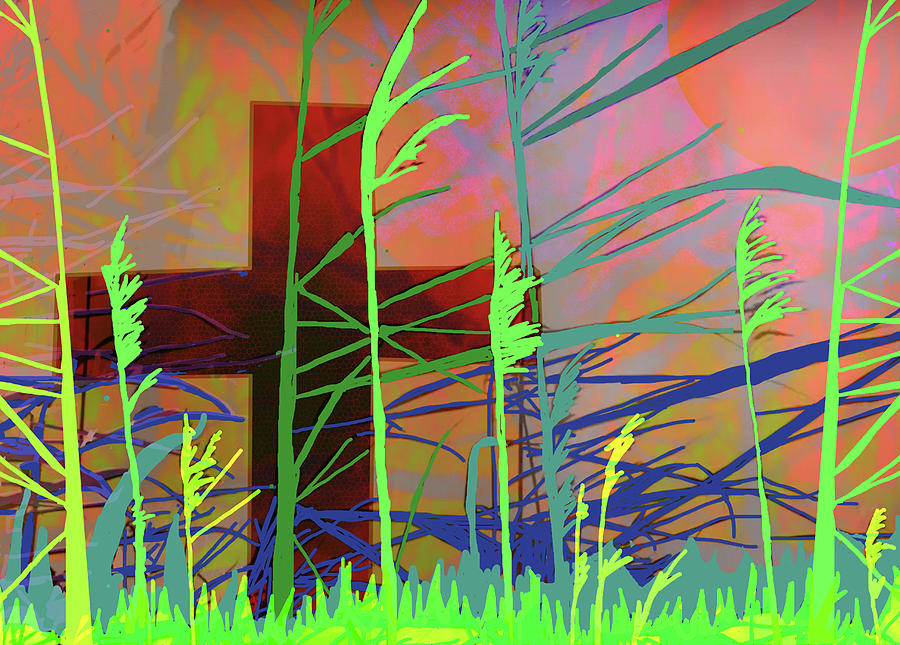 Fire In The Grasses Digital Art by Rod Whyte