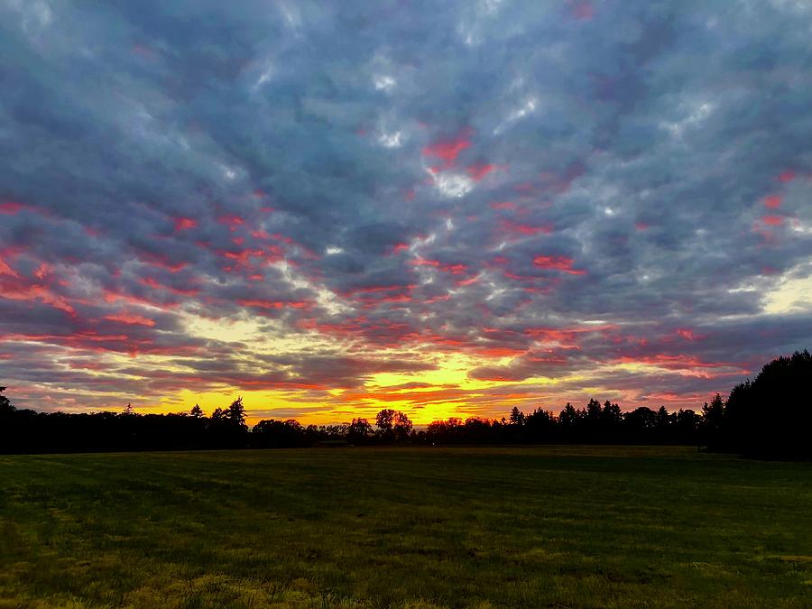 Fire In The Sky Photograph by Brian Eberly