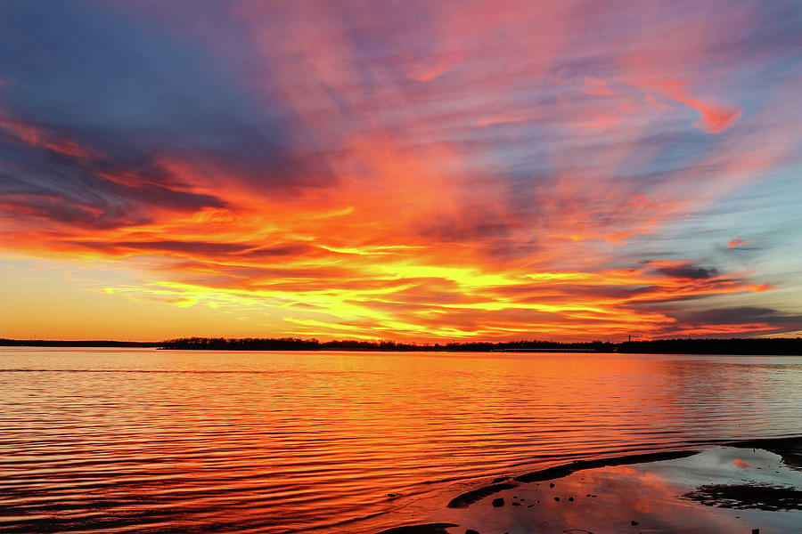 Fire in the Sky Photograph by Doug Long