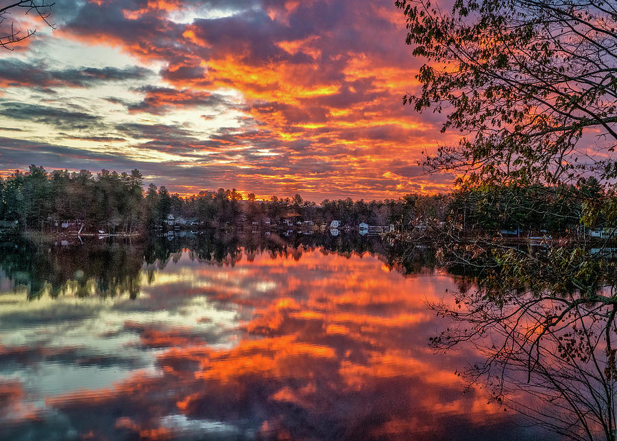 Fire in the sky Photograph by Jane Luxton