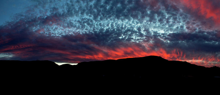 Fire in the Sky Photograph by K Bradley Washburn