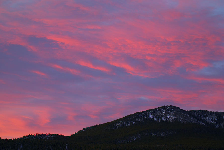Mountain Photograph - Fire in the sky by Kristin Davidson