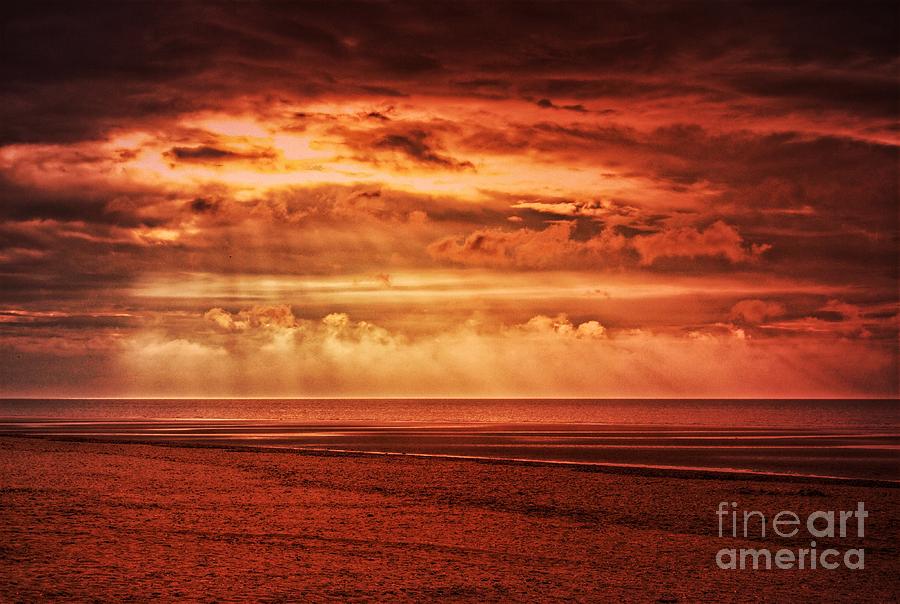 Nature Photograph - Fire in the sky, Norfolk by John Edwards